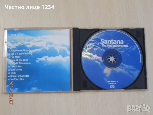 Santana - The Best Instrumentals - 1997, снимка 3 - CD дискове - 46832959