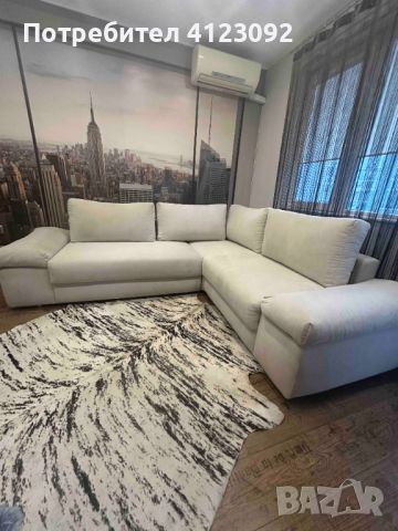 Ъглов разтегателен диван, снимка 1 - Дивани и мека мебел - 46104911