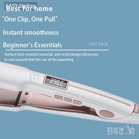 Професионална преса за коса, инструмент за изправяне и къдрава коса, снимка 2 - Продукти за коса - 53406866