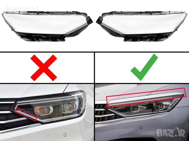 Стъкла за фарове VW Passat B8 Facelift 2019+, снимка 6 - Части - 51768355