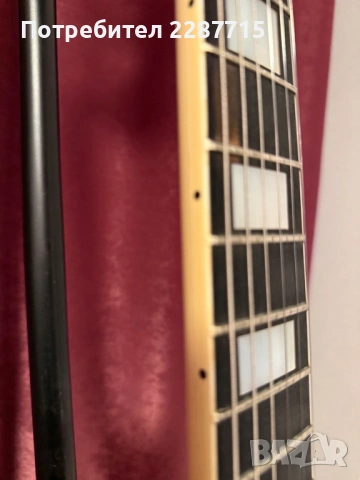 2006 Gibson Les Paul Custom "Custom Shop" Original Alpine White Finish, снимка 5 - Китари - 53684699