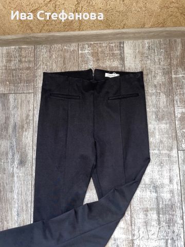 Черен ХЛ размер нов елегантен висока талия официален еластичен панталон Reserved , снимка 4 - Панталони - 45572676