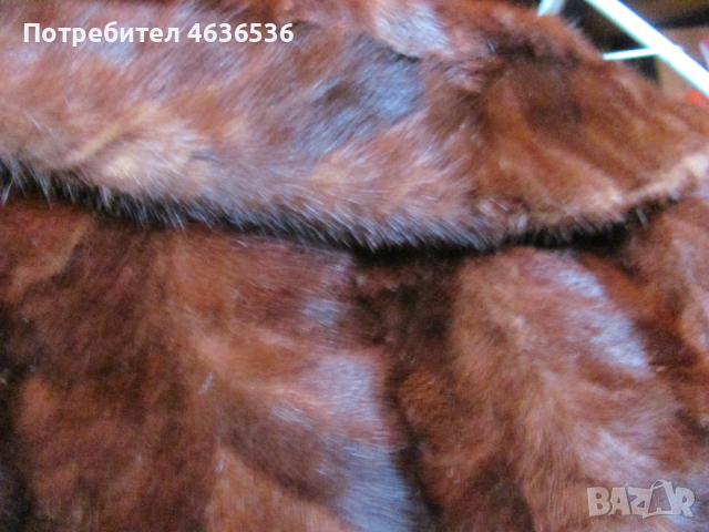 Дамско палто , кожух естествен косъм, норка,шведска фирма, снимка 8 - Палта, манта - 53112379