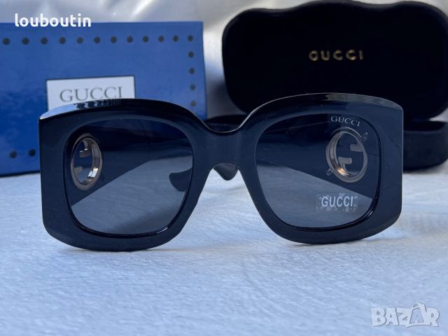 Gucci 2024 дамски слънчеви очила квадратни, снимка 8 - Слънчеви и диоптрични очила - 46517061