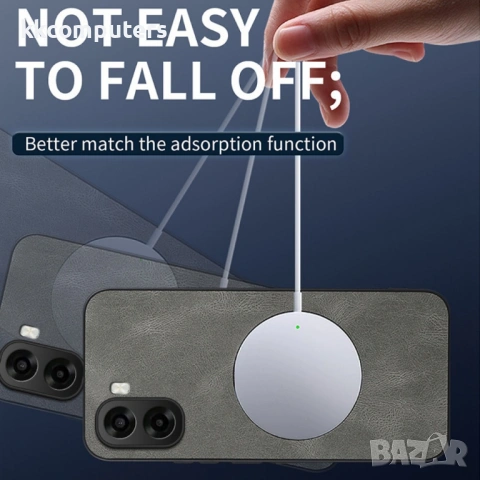 Магнитен Калъф WANLONFENG SD1 Series за Oppo A6x 4G / A6x 5G - Nappa текстура, PC + TPU, Вграден Маг, снимка 5 - Резервни части за телефони - 53564235