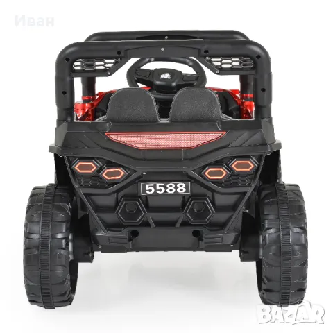 ТОП ЦЕНА!НОВО!Акумулаторен джип Fast UTV RED с 12V батерия,дистанционно,USB, снимка 5 - Други - 44739745