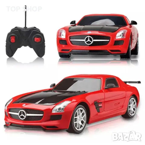 Кола с дистанционно Mercedes Benz SLS AMG Black RC 1:24 / 2.4 GHz, снимка 4 - Коли, камиони, мотори, писти - 48490774