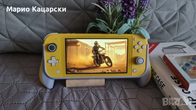 Nintendo switch lite като нова с подарък , снимка 15 - Nintendo конзоли - 53855792