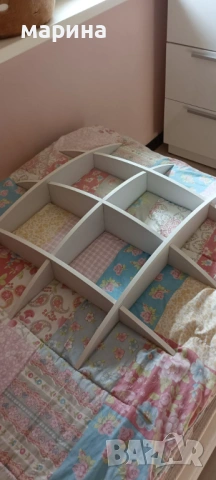етажерка в бяло, снимка 2 - Етажерки - 53885789