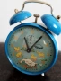 Стар анимиран будилник, настолен часовник, снимка 1