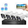 Комплект 4 камери за видеонаблюдение с DVR Full HD 1080p, снимка 4