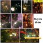Водоустойчиви декоративни лампички за градина Светулки със соларен панел - КОД 3953, снимка 14