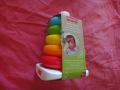 Чисто нова Детска еко играчка за сортиране Fisher Price рингове, снимка 1