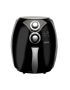 Фритюрник AirFryer, 1600W, 3л., горещ въздух, таймер, до 200°C, черен, снимка 1