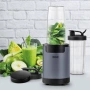 НОВ Нутри блендер Muhler, 600W, 6 ножа, 2 чаши ГАРАНЦИЯ 2 цвята, снимка 2