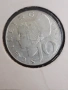 сребърна монета от 10 шилинга 1957г. Австрия., снимка 2