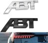 Емблема лого ABT AUDI АБТ sport хром или черен гланц различни размери, снимка 1 - Аксесоари и консумативи - 45236899