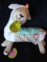 Плюшена бебешка играчка възглавница лама Fisher Price , снимка 1 - Плюшени играчки - 45489999
