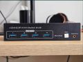 KVM Switch HDMI DP 4K 120Hz 8K 60Hz USB 3.0, снимка 3