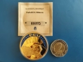 ГОЛЯМА ‼ПОЗЛАТЕНА‼ ВЪЗПОМЕНАТЕЛНА МОНЕТА - ЛИБЕРИЯ, снимка 1