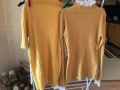 Блузи ,цвят горчица,S-M размер с къс  и дълъг ръкав, снимка 1