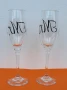 Стъклени чаши с надпис , снимка 4