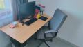 Офис стол Mark Adler от сив плат нови с гаранция, снимка 3