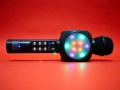 Tuxun Безжичен Bluetooth Караоке Микрофон с Говорител, LED Светлини и Сменяема Батерия 18650, снимка 1