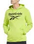 Мъжки суитчър REEBOK Identity Big Logo Fleece Hoodie Yellow, снимка 1