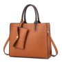 Дамска тънка правоъгълна чанта - текстурирана повърхност / три презрамки, 6цвята , снимка 2