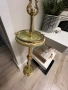 Паркетен пепелник от оникс и метал злато , снимка 5