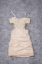 Нова къса рокля с връзки на талията , снимка 1