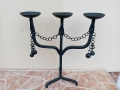 старинни ръчно изработени свещници свещник, снимка 1