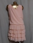 L/XL Розова рокля на волани , снимка 3