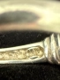 Дизайнерски сребърен пръстен с злато и сваровски. №7635, снимка 9