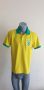 Hugo Boss Paddy Flag Brazil Cotton Modern Fit Mens Size M ОРИГИНАЛНА Тениска!, снимка 9