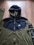 NIKE NSW HBR HOODIE FZ FLC OLIVE - страхотно мъжко горнище М, снимка 3