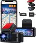 4K Wifi GPS Dash Cam Shenzen W19 отпред и отзад, снимка 1