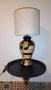 Vintage, немска, настолна лампа, ръчно изработени и оцветена. , снимка 10