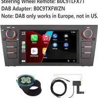 LXKLSZ Car Stereo за BMW 3 Series E90 E91 E92 E93 2005-2011 Поддържа безжична Carplay/Android Auto, снимка 1 - Аксесоари и консумативи - 45479643