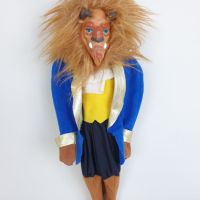 Ретро кукла от "Красавицата и звяра", Дисни, Disney, снимка 2 - Кукли - 45841211
