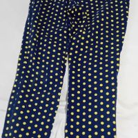 тъмно син панталон на жълти точки, снимка 2 - Панталони - 46200100