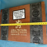 Дървена колекционерска кутия за пури Liga Privada Seleccion De Mercado, снимка 13 - Антикварни и старинни предмети - 45142921