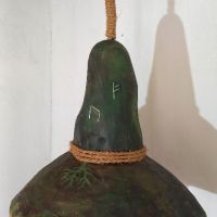 Ръчно изработена винтидж дизайнерска лампа "FANTASY WIZARDS HAT", снимка 9 - Декорация за дома - 45280797