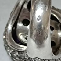 Сребърен пръстен , снимка 4 - Пръстени - 45586511
