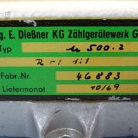 механичен брояч Ing.E.DieBner KG M500.2(R1:1)mechanical counter, снимка 3 - Резервни части за машини - 45131793