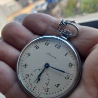 Стар джобен часовник Молния, снимка 2 - Антикварни и старинни предмети - 45482794