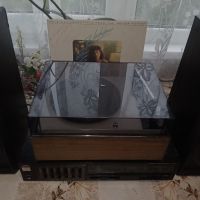 Ретро комплект за слушане на плочи грамофон, усилвател и тонколони , снимка 11 - Грамофони - 45312973