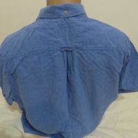 Мъжка риза с къс ръкав от лен George, снимка 2 - Ризи - 45753091