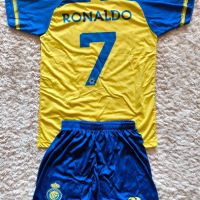 ПОСЛЕДНА БРОЙКА!! Детско - юношески футболен екип Ал Насър Роналдо Al Nassr Ronaldo , снимка 2 - Детски комплекти - 45430539